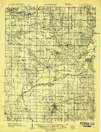 Historical Map of Bowling Green, IN